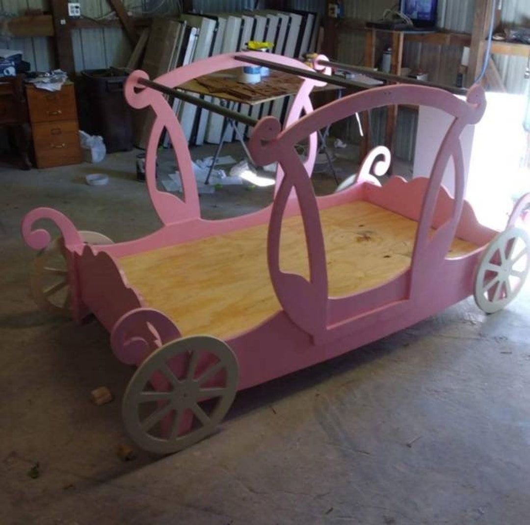 Cinderella Princess Carriage Twin Bed Etsy