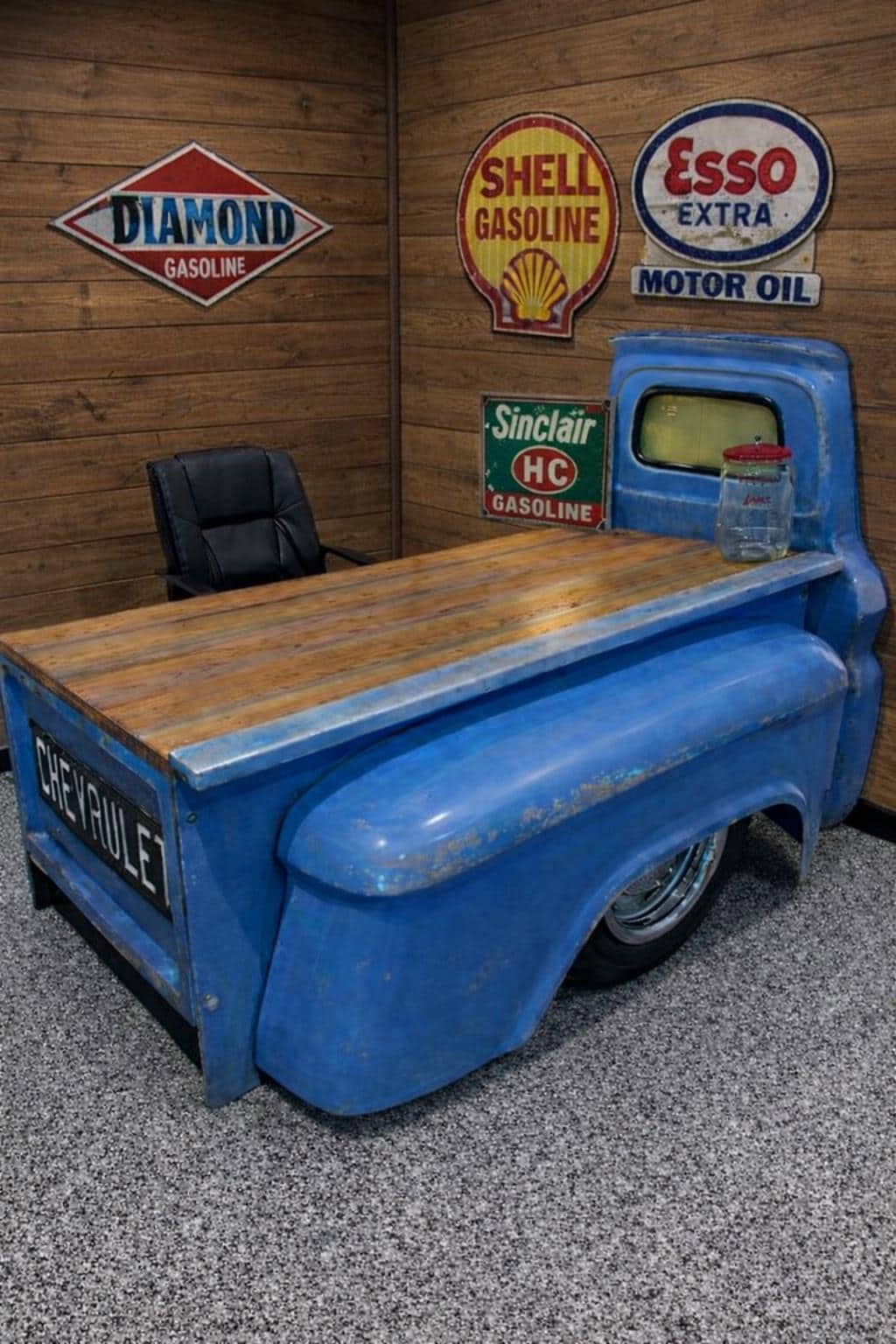Desk Handmade Truck Desk Mancave Office Decor Garage Furniture - Etsy