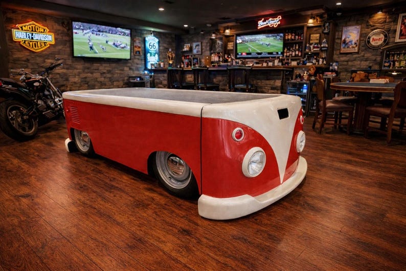 Air Hockey Table Mancave Office Furniture - Etsy