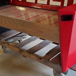 67-72 Truck tailgate bench mancave decor garage furniture outdoor