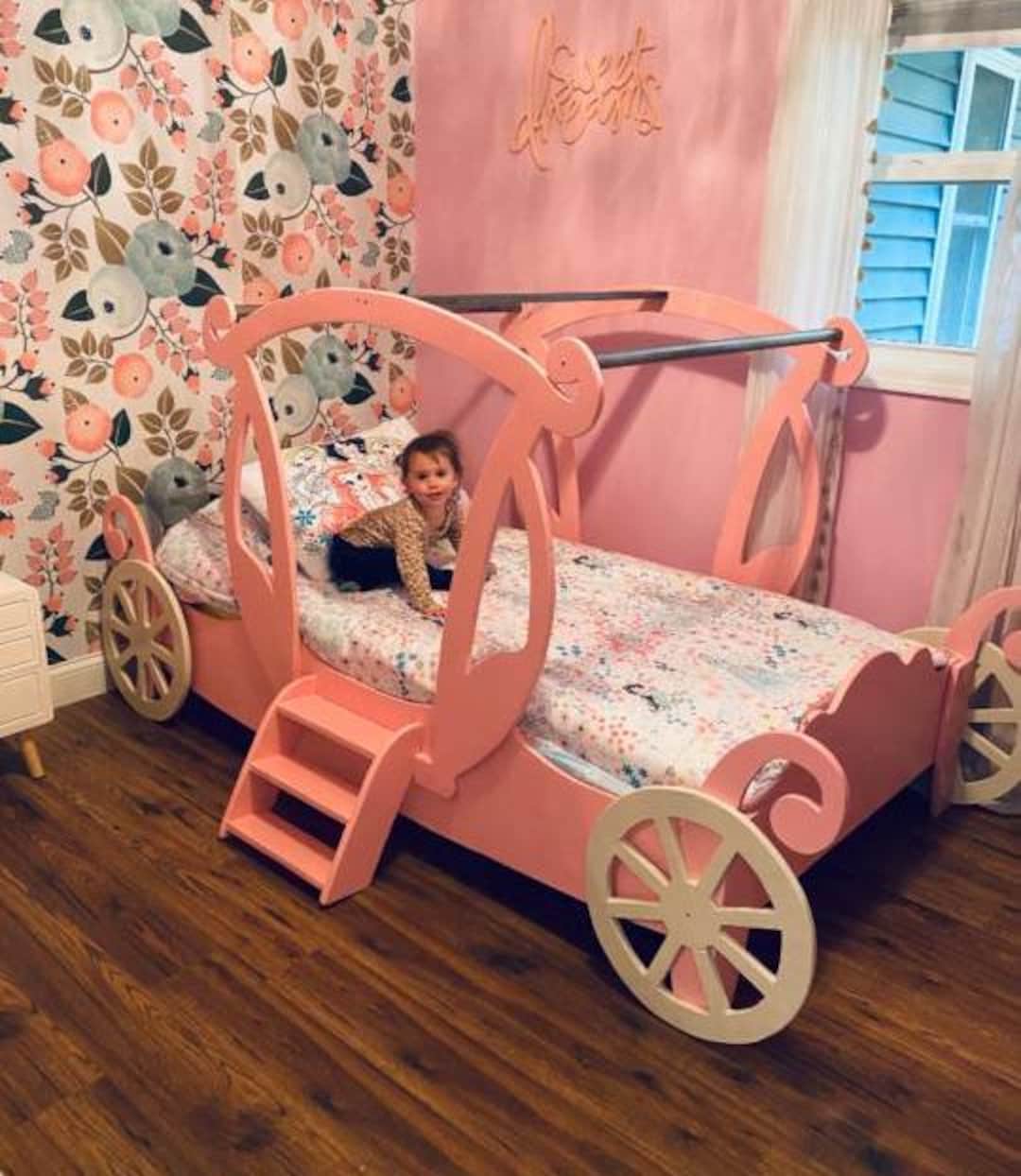 Girls cinderella bed online