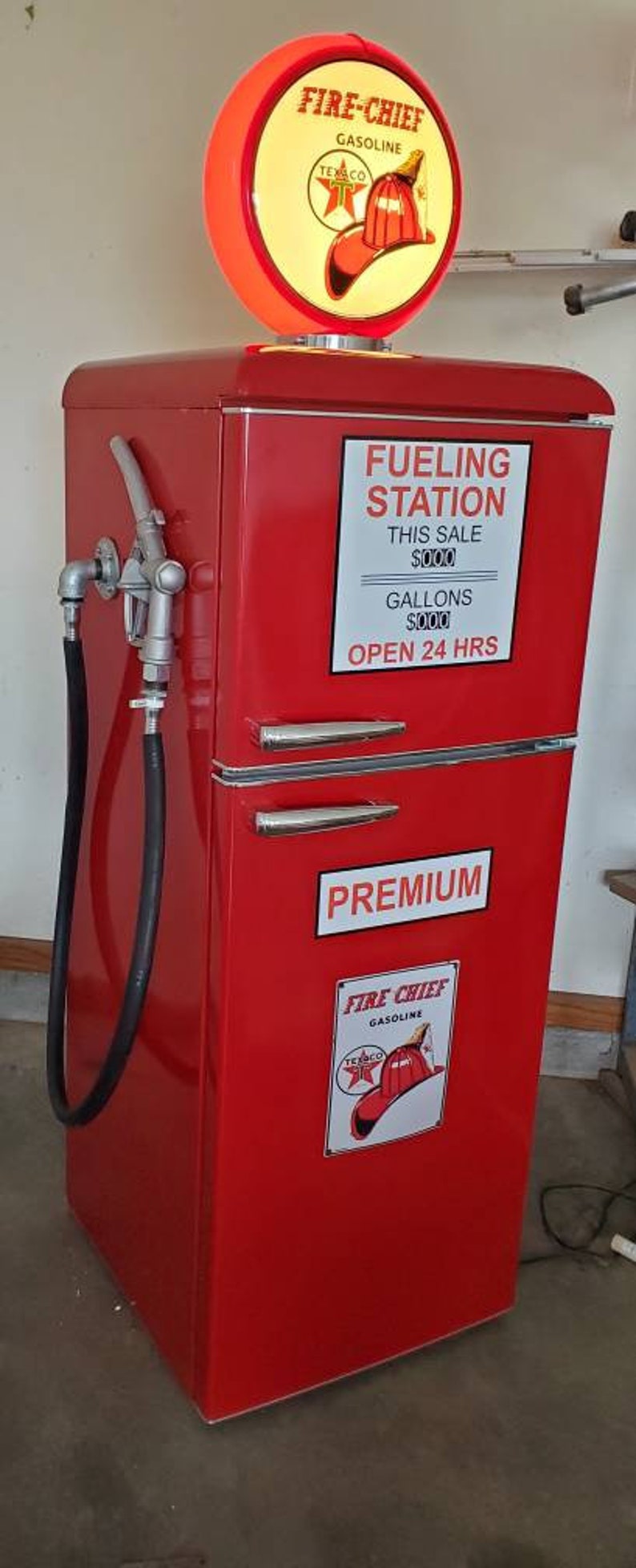 Gas Pump Refrigerator Etsy