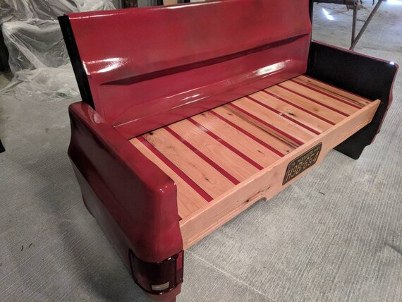 Truck Tailgate Bench Mancave Decor Garage Furniture Etsy