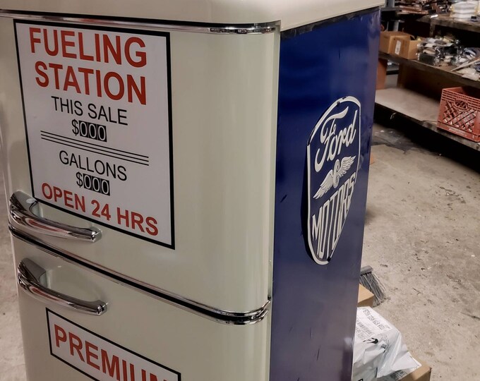 Gas Pump Refrigerator Etsy