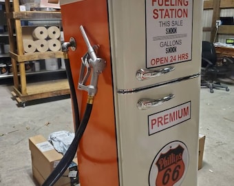 Gas pump refrigerator