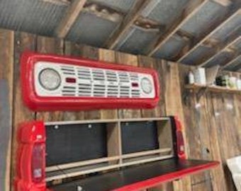 Bronco wall mount grill mancave furniture garage decor