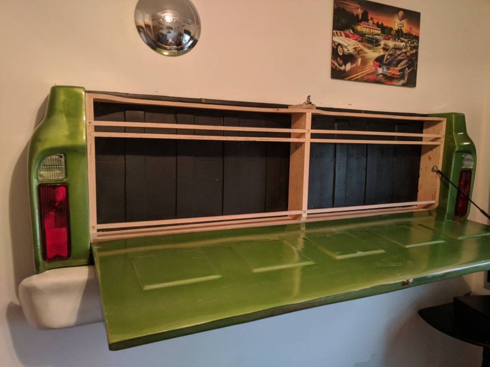 Wall mount truck liquor tailgate bar mancave decor Etsy