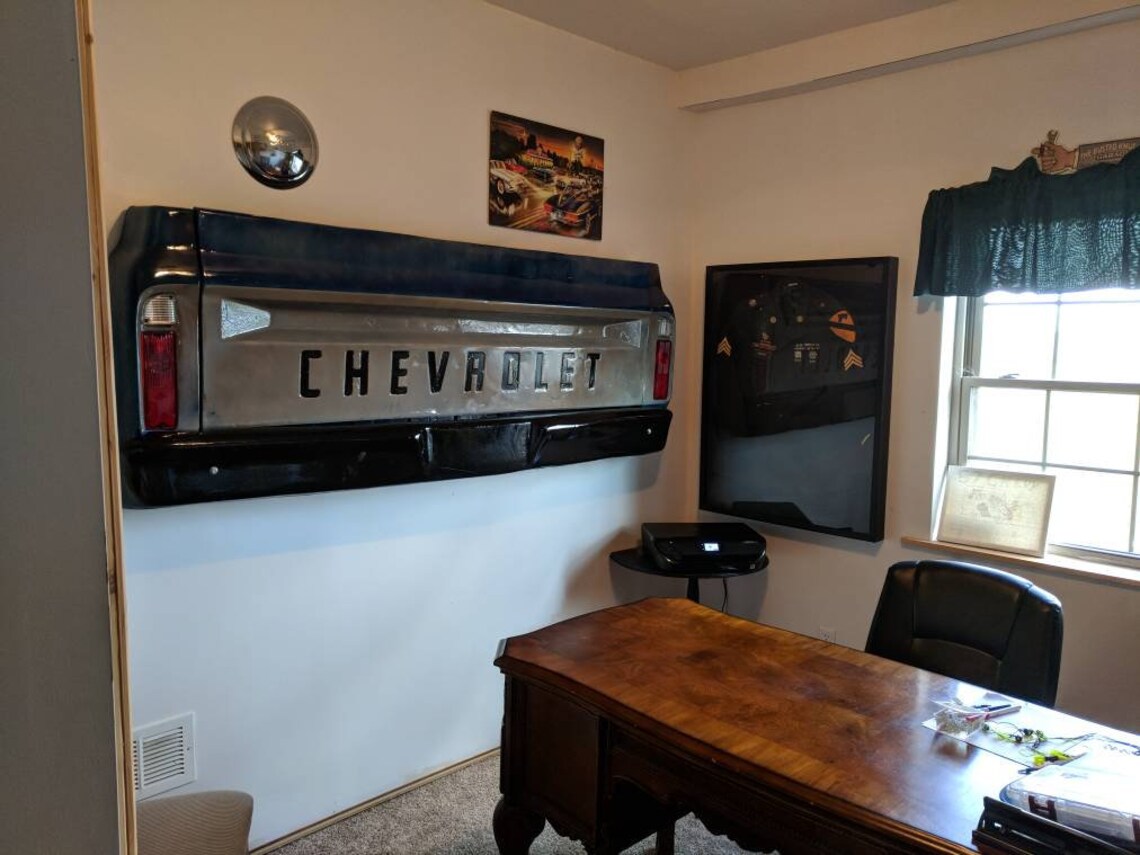 Wall Mount Truck Liquor Tailgate Bar Mancave Decor Etsy
