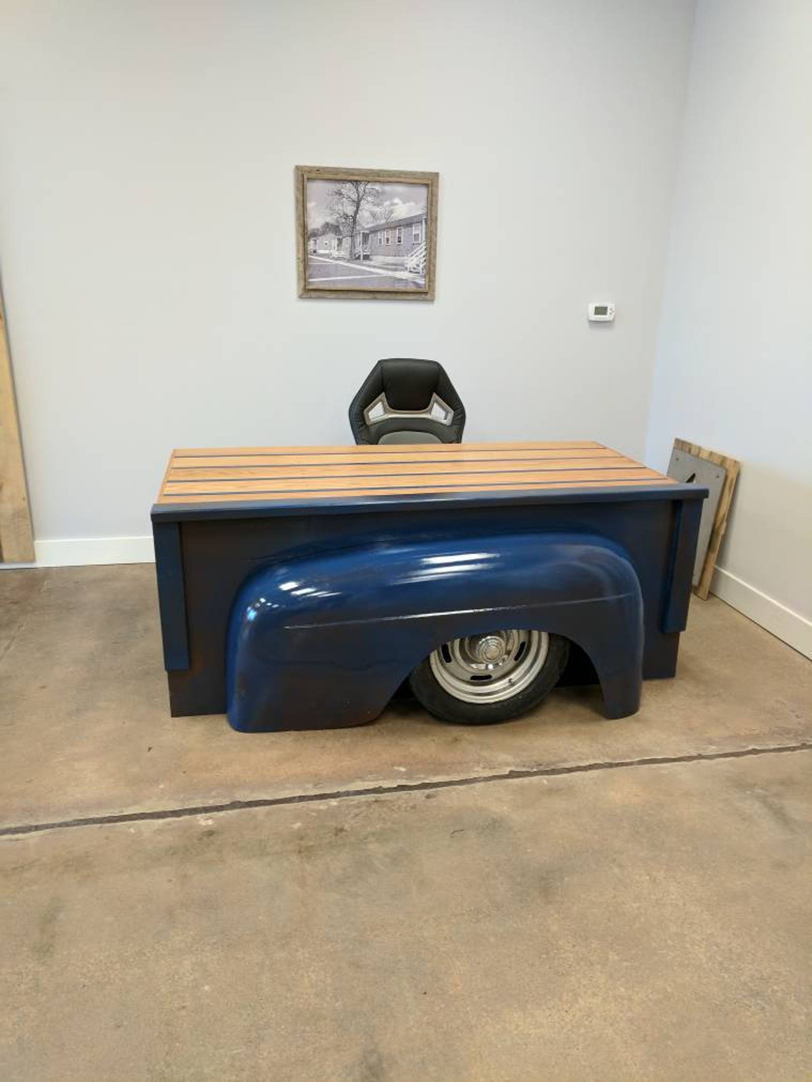 Desk Office Desk Truck Bed Mancave Decor Garage Furniture Etsy