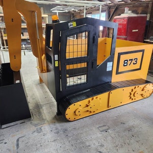 Excavator Bed kids bed construction style full size or twin