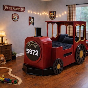 Train bed twin or full harry potter styles