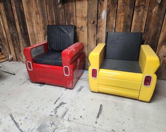 Car Chair Mancave Decor Car Parts Furniture Garage Office