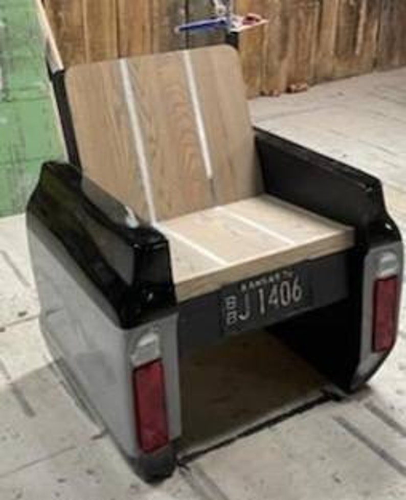 Mancave Chair Garage Decor Unique Handmade Chair Etsy