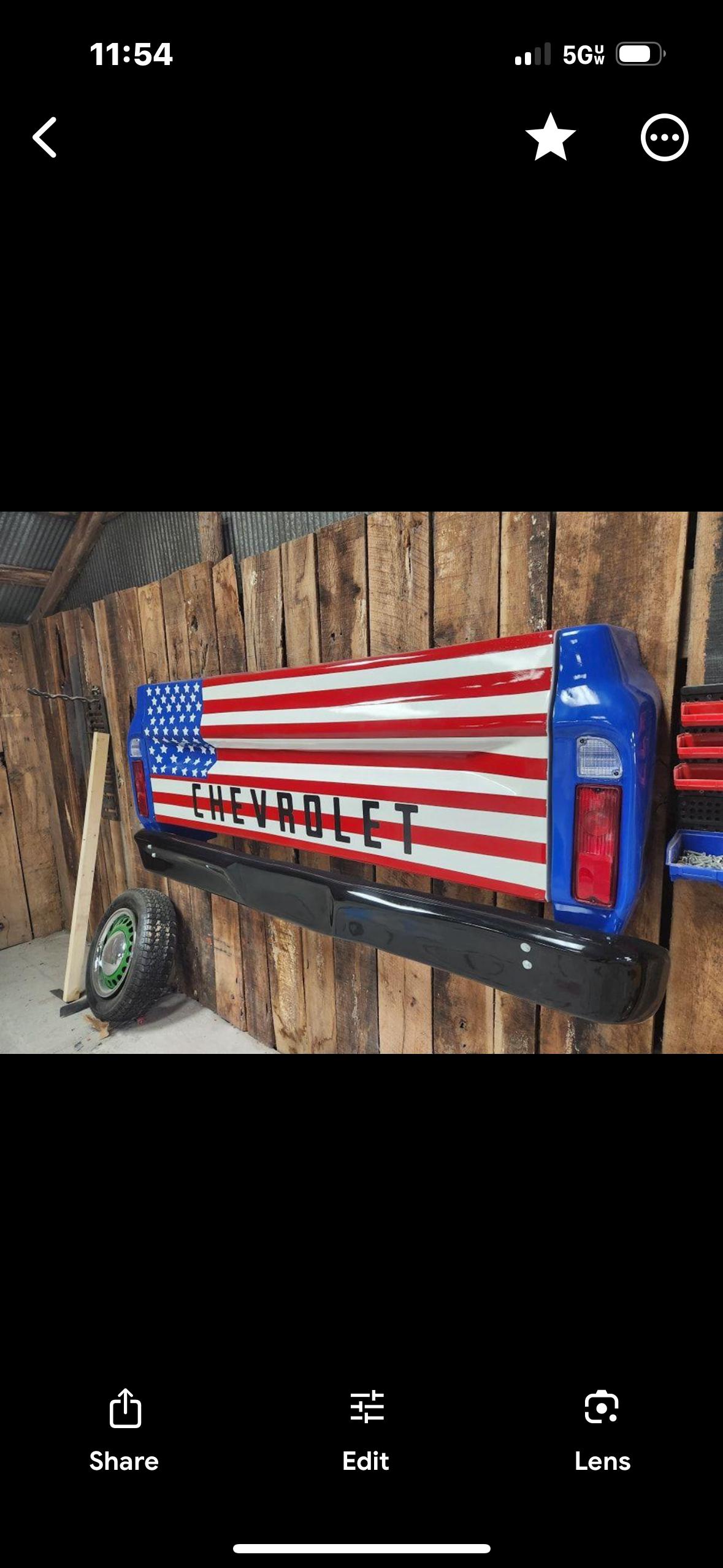 Tailgate Fold down bar tailgate wall mount car art office garage furniture mancave decor