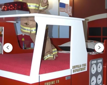 Fire truck twin bed