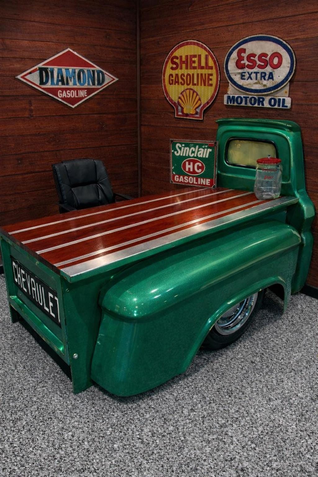 Desk Handmade Truck Desk Mancave Office Decor Garage Furniture - Etsy