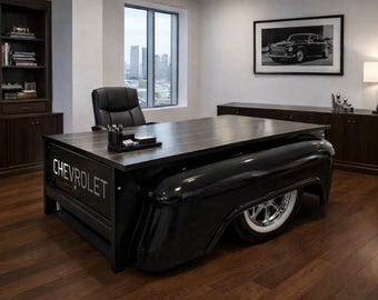 Desk Office Desk Truck Bed Mancave Decor Garage Furniture Office