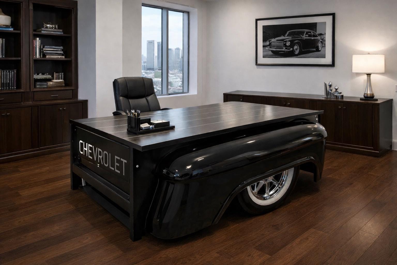 Desk Office Desk Truck Bed Mancave Decor Garage Furniture Office