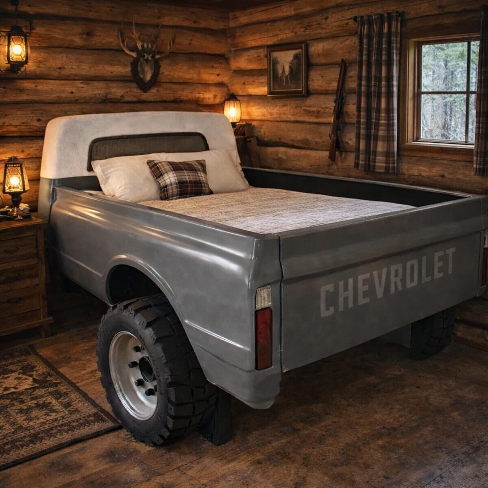 4wd Truck Bed. Full Size. Monster Truck Bed. Dirt Digger Bed - Etsy