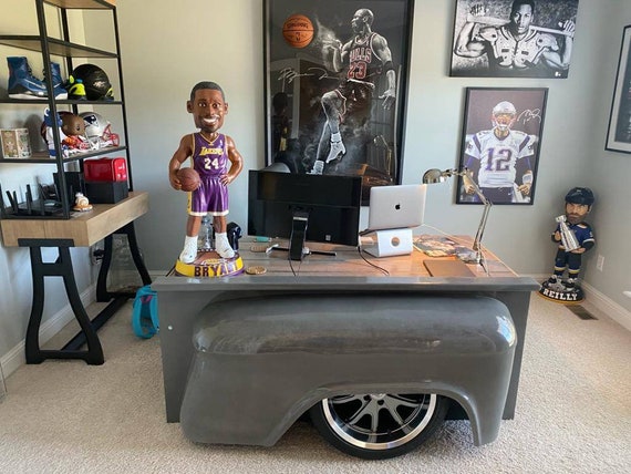 Desk Office Desk Truck Bed Mancave Decor Garage Furniture Office
