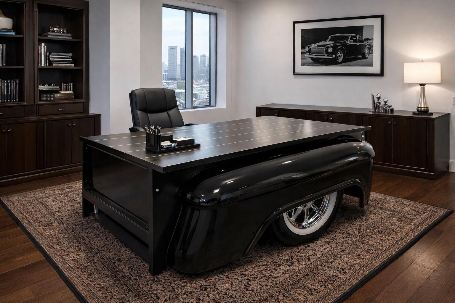 Desk Office Desk Truck Bed Mancave Decor Garage Furniture Office