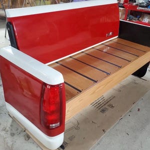 Obs Bench Truck tailgate bench mancave decor garage furniture outdoor