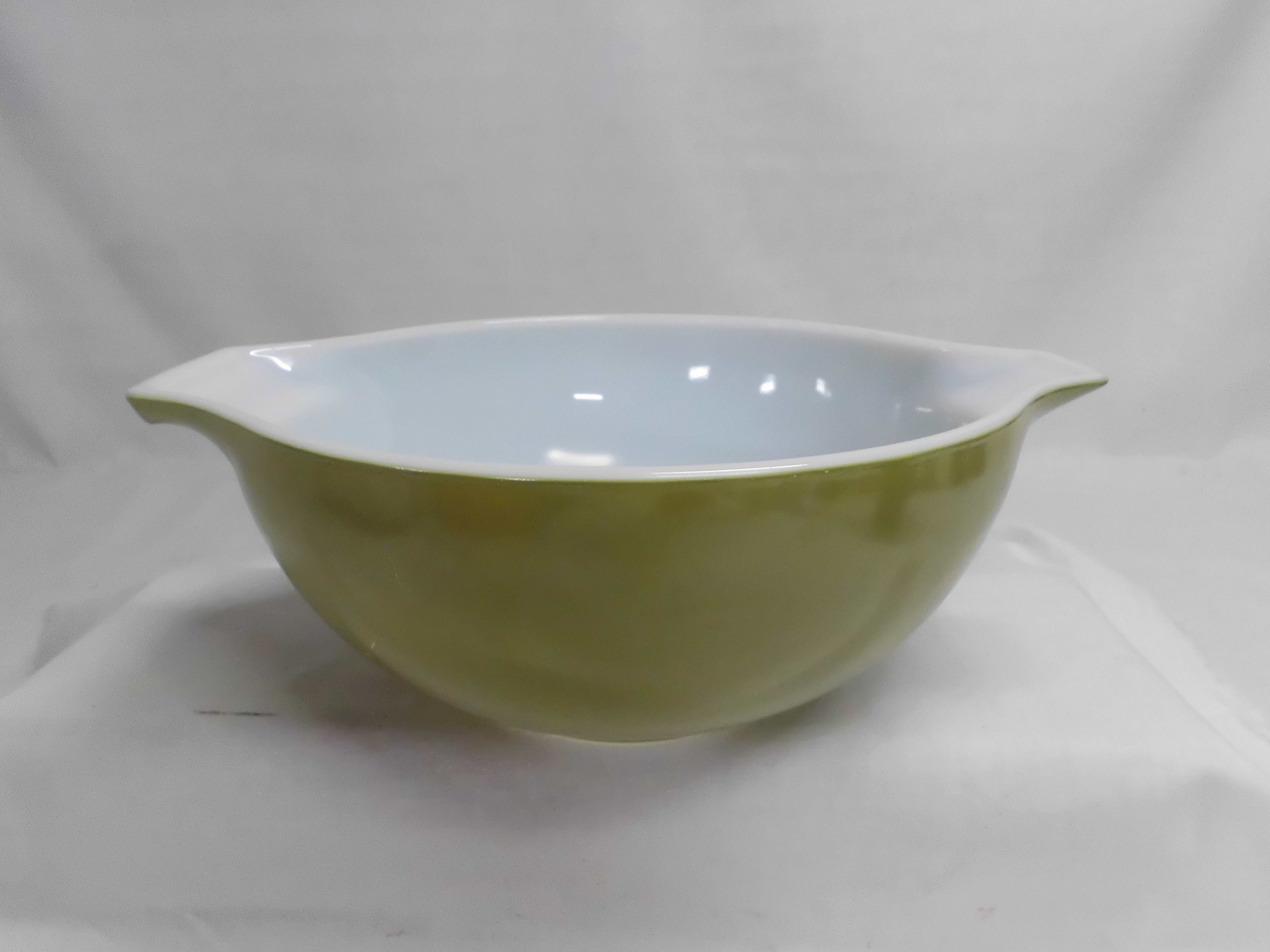 Pyrex Cinderella Mixing Bowl 443 Nesting Avocado Green Qt