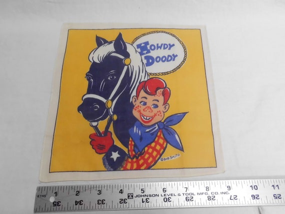 Howdy Doody & Horse Handkerchief Vintage Hankie - image 4