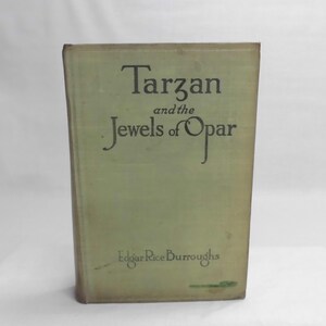 Tarzan and the Jewels of Opar 1918 Edgar Rice Burroughs McClurg & Co. / Burt Hardcover Antiquarian Book