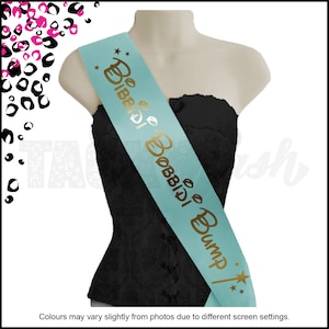 Bibbidi Bobbidi Bump Disney inspired maternity baby shower sash