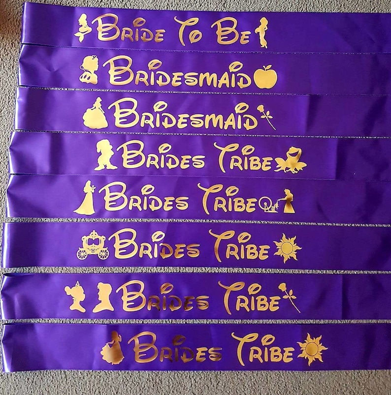 Custom Bachelorette Sash With 2 Printed Images- Printed Wording - Any ...