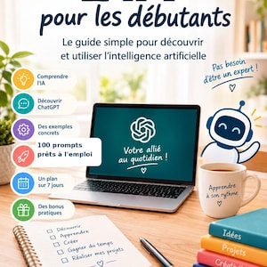 AI E-book for Beginners | A Simple Guide to Learning ChatGPT and Artificial Intelligence