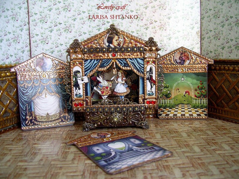 112 Scale. Puppet Theater. Dolls House Miniature. Paper Etsy
