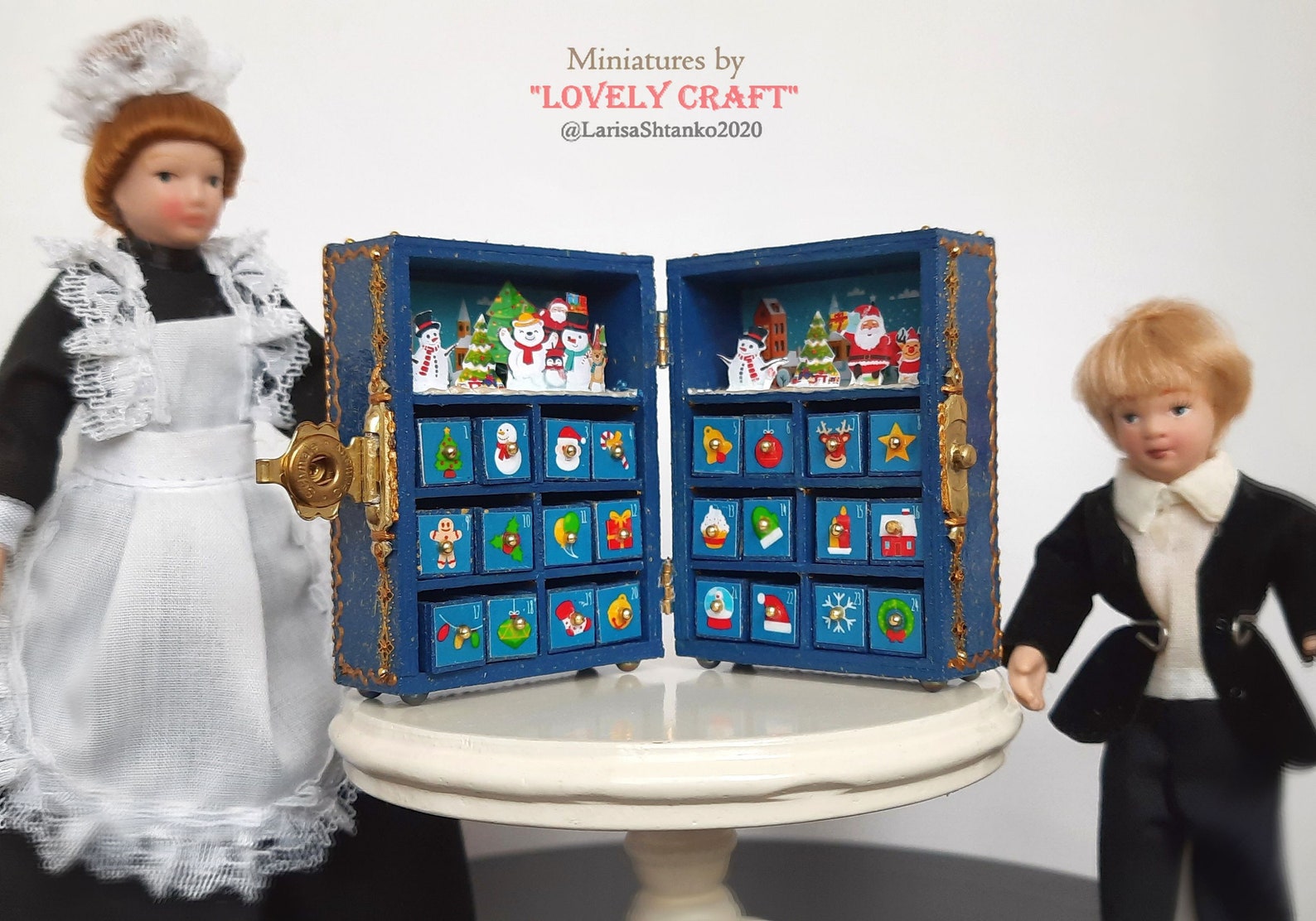 112 Scale. Advent calendar. Dolls house miniature. Etsy