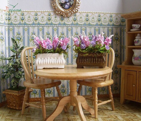 Fleurs Dans Un Pot Fleurs Miniatures Plante De Réaliste Pour Votre Maison De Poupée 0112 Léchelle