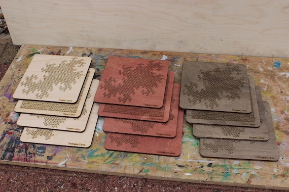 wooden fractal puzzle