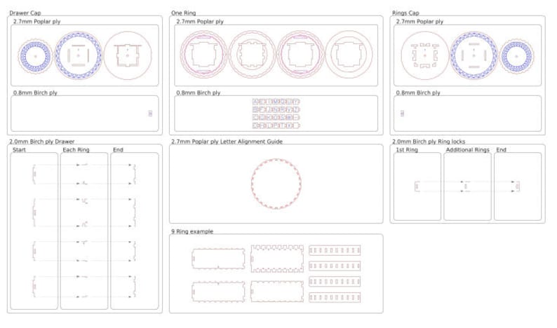 Secret Storage Cryptex PLANS lock box puzzle FILES Etsy