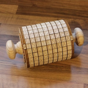 Secret Storage Cryptex PLANS, lock box puzzle FILES