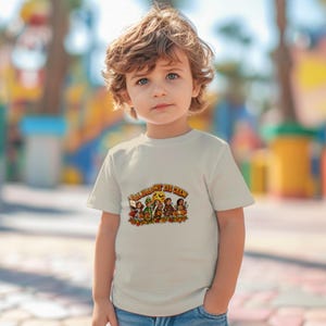 Kleinkind-T-Shirt mit Heiligenmotiven zum Allerheiligenabend, katholisches Halloween-Geschenk Bild 1