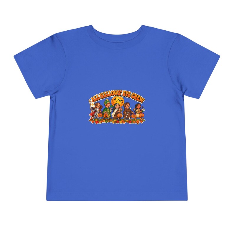 Kleinkind-T-Shirt mit Heiligenmotiven zum Allerheiligenabend, katholisches Halloween-Geschenk Bild 4