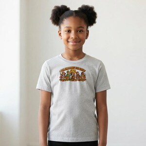 Camiseta infantil de Halloween con diseño de cinco pequeños santos (tallas juveniles) imagen 1
