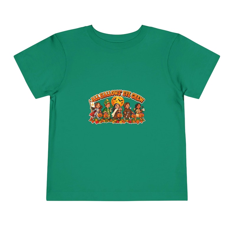 Kleinkind-T-Shirt mit Heiligenmotiven zum Allerheiligenabend, katholisches Halloween-Geschenk Bild 3