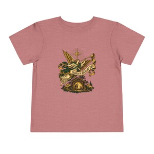 Toddler Nativity Angel Tee, Gloria in Excelsis Deo Christmas Shirt, Catholic Christmas Gift for Toddlers, Star of Bethlehem Art image 2