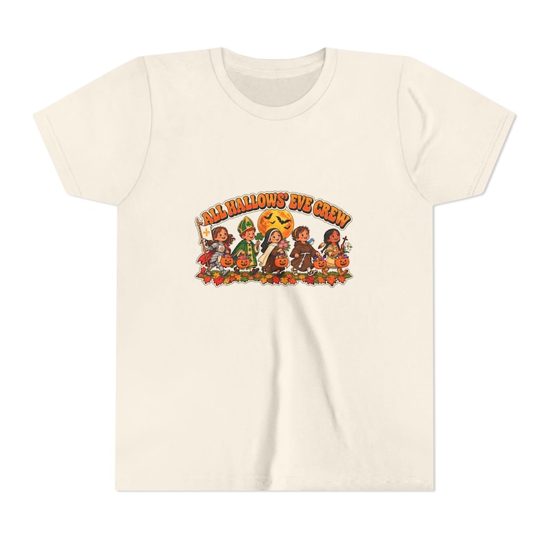 Camiseta infantil de Halloween con diseño de cinco pequeños santos (tallas juveniles) imagen 2