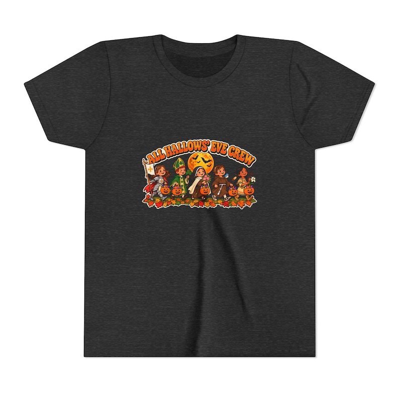 Camiseta infantil de Halloween con diseño de cinco pequeños santos (tallas juveniles) imagen 5
