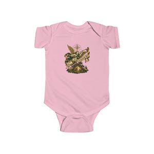 Baby Nativity Angel Bodysuit, Gloria in Excelsis Deo Infant One Piece, Catholic First Christmas Gift, Star of Bethlehem Baby image 5
