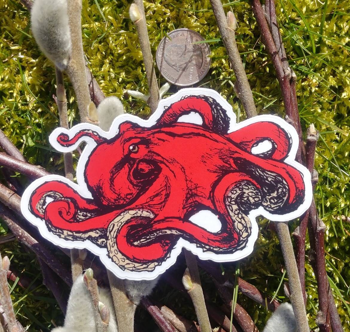 octopus sticker vinyl decal