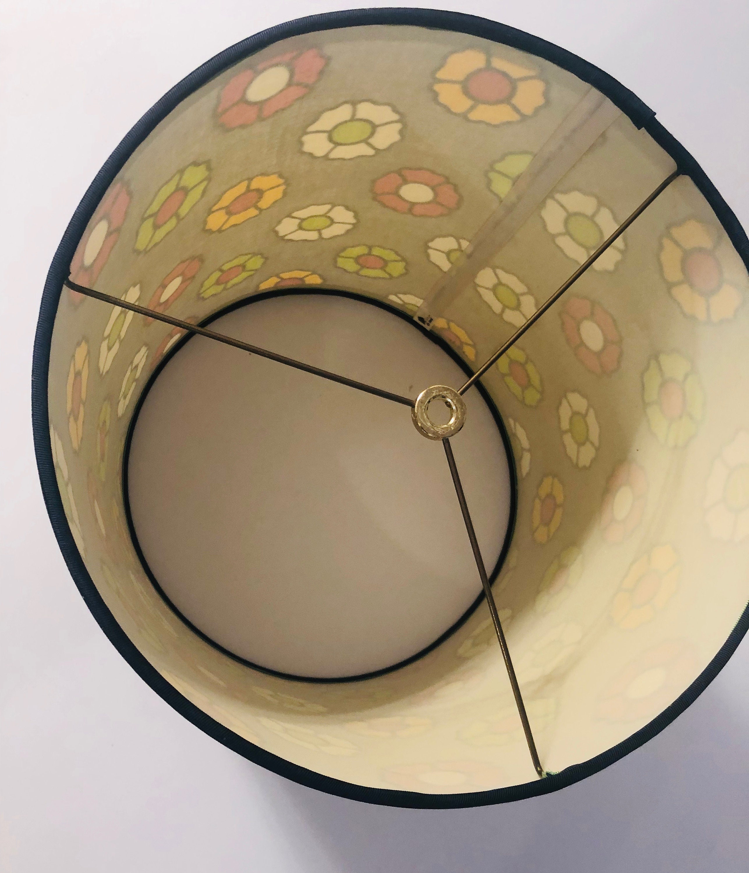 Drum Lamp Shade Large Lamp Shades Drum Lamp Shades Retro Etsy