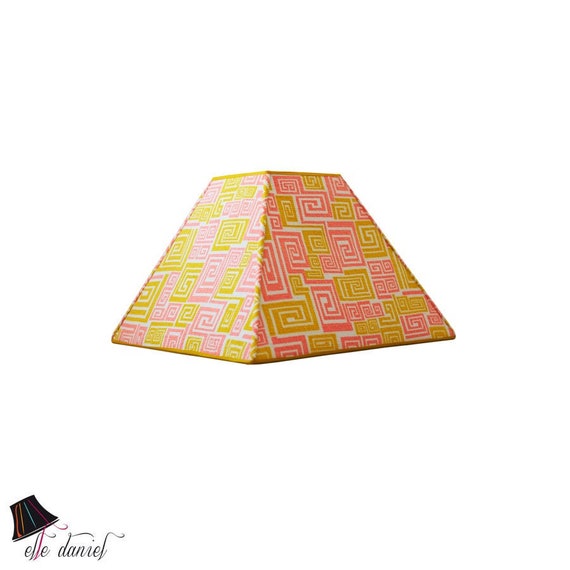 Large Geometric Lamp Shade Large Lamp Shades Geometric Lamp Etsy