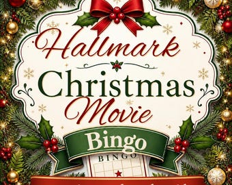 Hallmark Christmas Movie Bingo - 10 unique cards